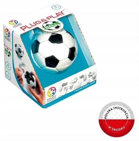 GRA LOGICZNA SMART GAMES PLUG & PLAY BALL PIŁKA