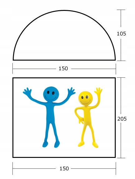 NAMIOT TURYSTYCZNY DOMEPACK 2 PRO ACAMPER 2500mm + GRATIS