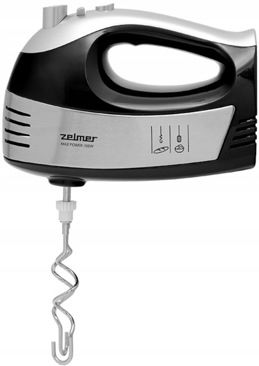 Mikser ręczny Zelmer ZHM2453BS 700W Turbo 5 prędkości Pojemnik na akcesoria