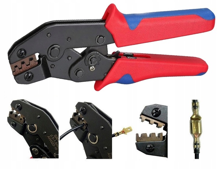 ZACISKARKA PRASKA KONEKTORÓW NIEIZOLOWANYCH KABLI