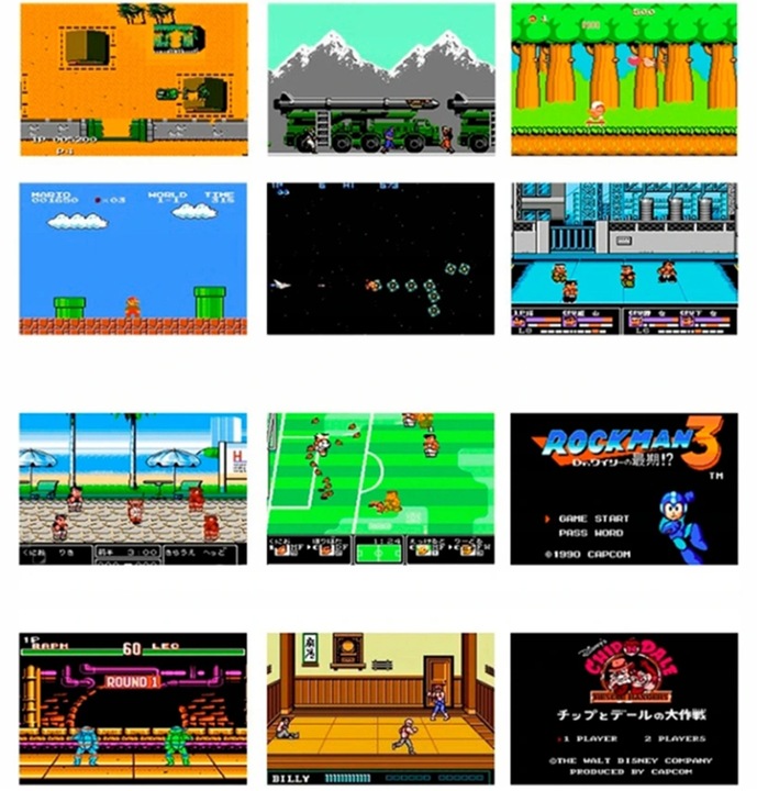 GAME BOY przenośna KONSOLA 500 gier wideo Pegasus