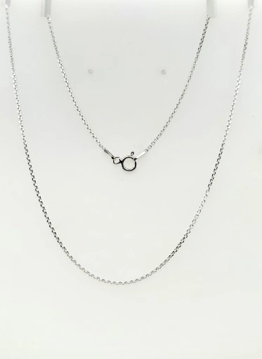 Łańcuszek srebrny simple 50 cm SREBRO 925 DAMSKI delikatny