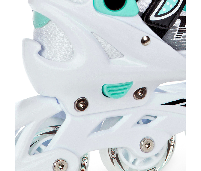 Rolki Regulowane RAVEN Profession White/Mint 35-39