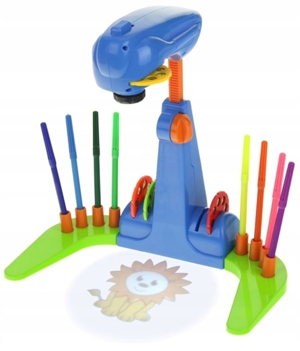 PROJEKTOR RZUTNIK DO RYSOWANIA LAMPKA 32 SLAJDY