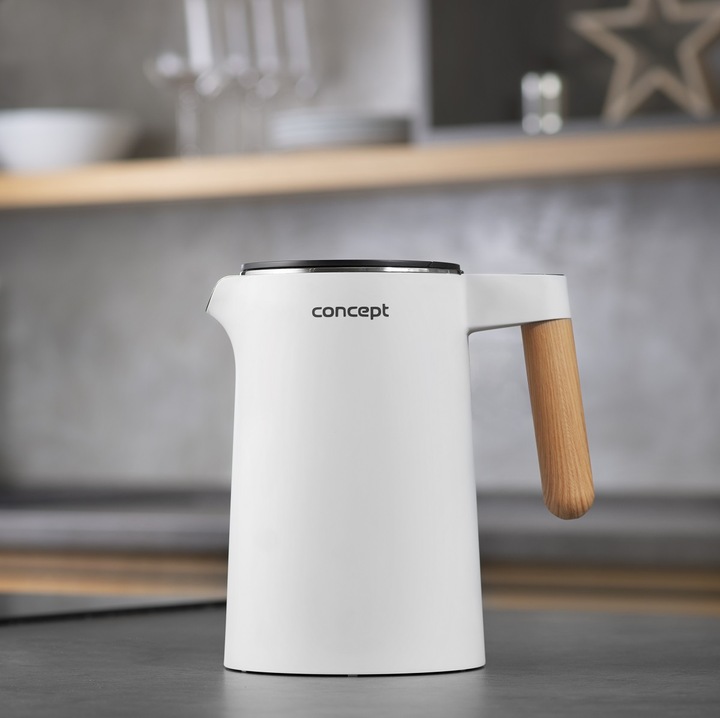 Czajnik elektryczny double wall 1,5 l biały RK3300