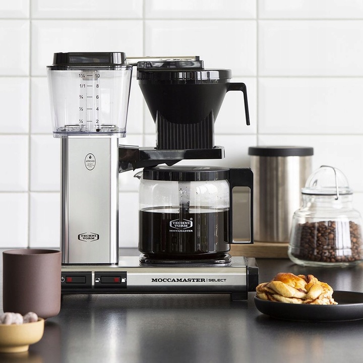 Ekspres przelewowy do kawy Moccamaster KBG 741 Select srebrny polerowany