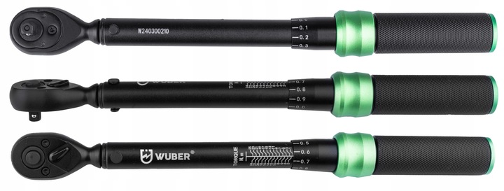 KLUCZ DYNAMOMETRYCZNY 1/4" Z BLOKADĄ 1-25NM CERTYFIKAT KALIBRACJI CR-V ETUI