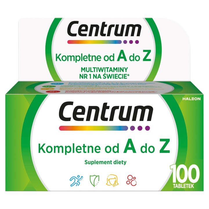 Centrum kompletne A do Z 100 tabl Multiwitamina