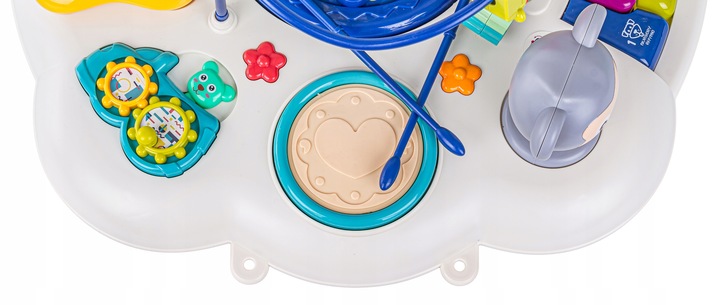 Edukacyjny Stolik Interaktywny Organki Cymbałki Melodie Zwierzątka Mikrofon