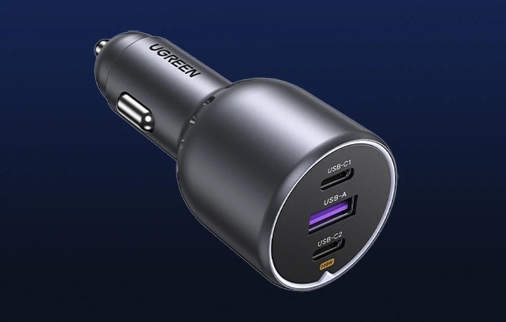 UGREEN Ładowarka Samochodowa Do Gniazda Zapalniczki USB USB-C PD QC 130W
