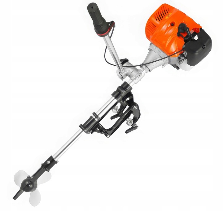 SILNIK ZABURTOWY SPALINOWY DO ŁÓDKI ŁODZI PONTONU MOCNY 5,2 KM + OLEJ