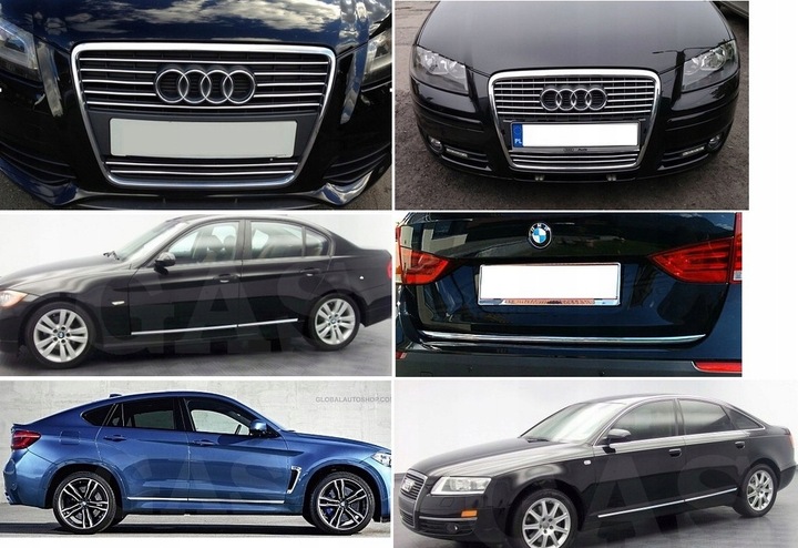 LISTWA CHROM RANTOWA RANTÓWKA 6x8mm POŁYSK 7,5M