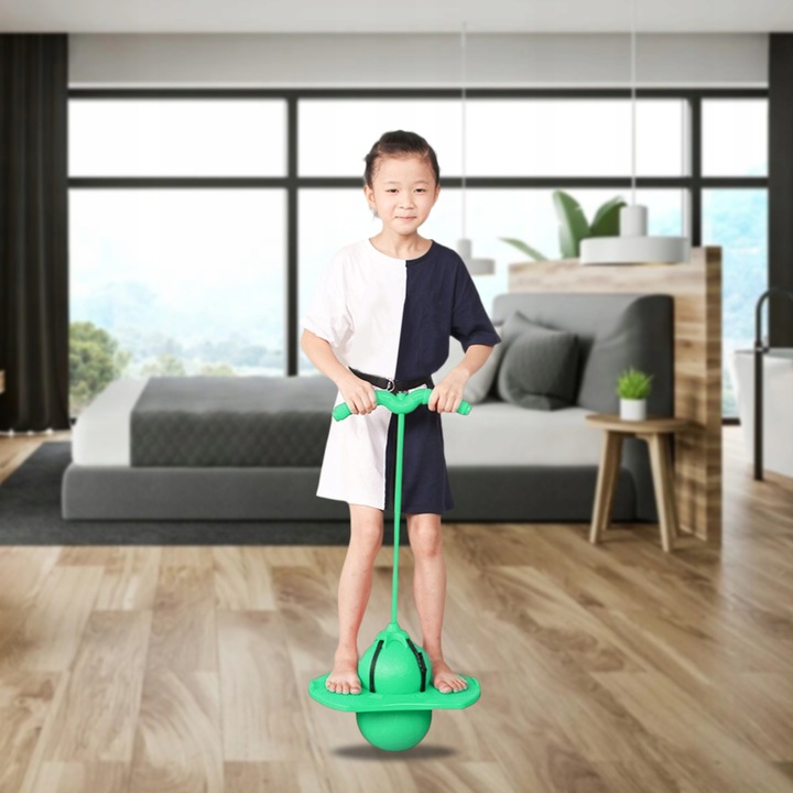 PIŁKA DO SKAKANIA Z RĄCZKĄ DLA DZIECI POGO JUMPER ZABAWKA DO GRANICZEJ