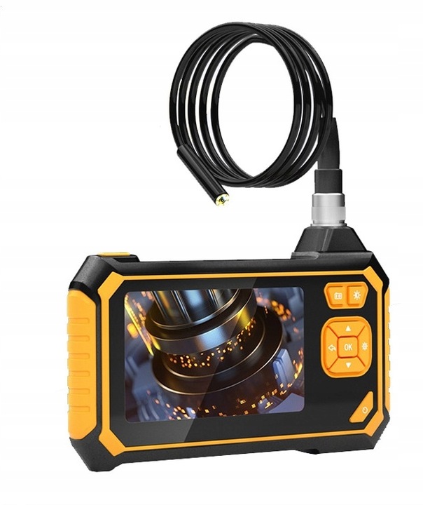 KAMERA INSPEKCYJNA ENDOSKOP 5M USB + WYŚWIETLACZ FULL HD