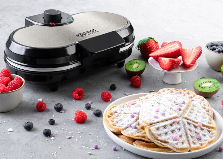 Gofrownica SERCA serduszka ceramiczna 10 GOFRÓW