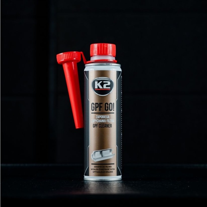 K2 GPF GO DODATEK DO BENZYNY 250ML PRZECIW ZAPYCHANIU FILTRA REGENERACJA