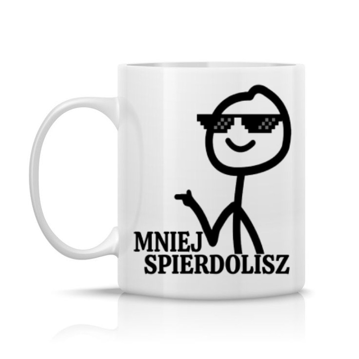 KUBEK PREZENT URODZINY DO PRACY ZABAWNE ŚMIESZNE DO KAWY BEZ CENZURY 330ml