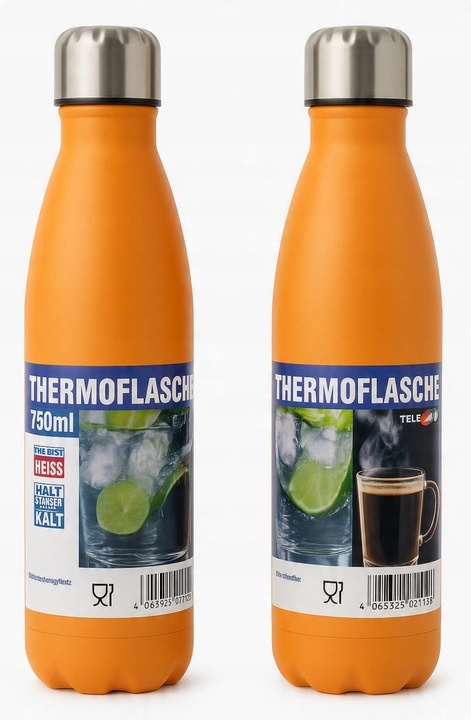 Zestaw 2x Butelka Termiczna 750ml Stal Nierdzewna zimno i gorąco