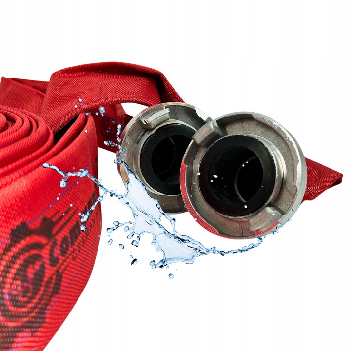 WĄŻ 2'' STRAŻACKI 30M DO WODY NAWADNIANIA PARCIANY SZAMBA GRUBY MOCNY