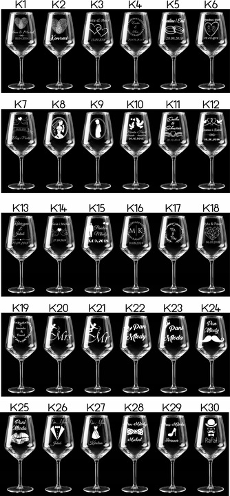 Kieliszek do wina XXL z grawerem prezent dla niej Dzień Kobiet WALENTYNKI