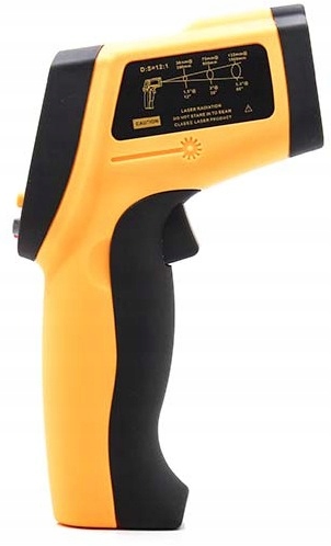 PIROMETR TERMOMETR LASEROWY BEZDOTYKOWY NA PODCZERWIEŃ EMISYJNOŚĆ -50 +950°