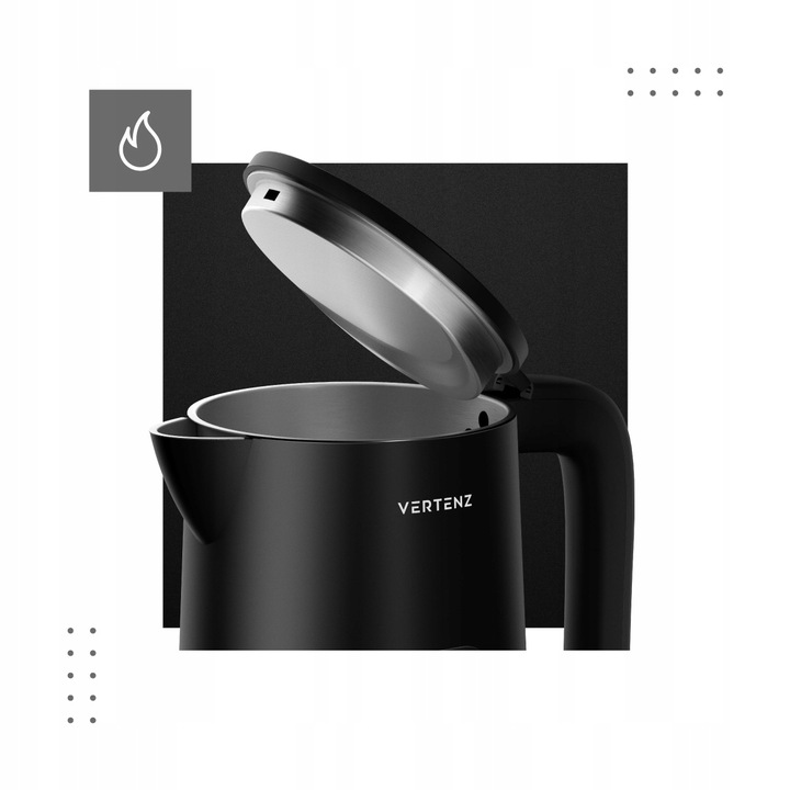 Czajnik Elektryczny Smart TUYA VERTENZ 1,7L LED WARM Cool Touch 2000W
