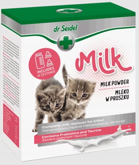 Pełnoporcjowy preparat mlekozastępczy dla kociąt 200 g