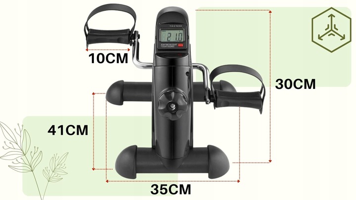 ROWEREK ROTOR DO REHABILITACJI KOŃCZYN RĄK I NÓG TRENINGOWY ROWER LCD