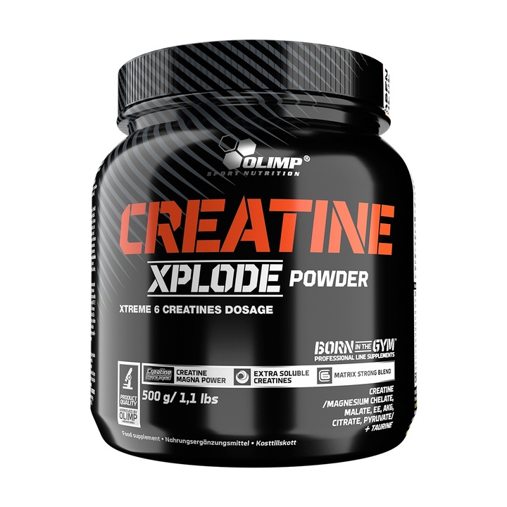 OLIMP CREATINE XPLODE 500g KREATYNA MIX TAURYNA STACK 6 FORM KREATYNY