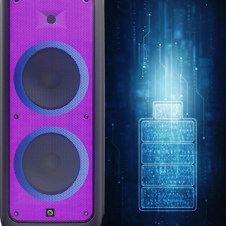 GŁOŚNIK BLUETOOTH KARAOKE MANTA PHANTOM 300W TWS