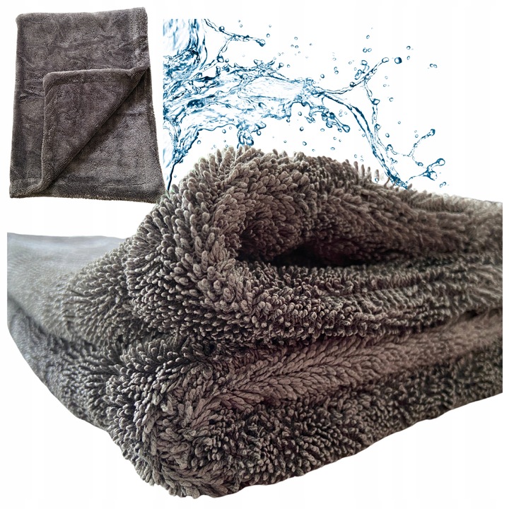Orca duży gruby ręcznik z mikrofibry do osuszania auta samochodu 1200gsm XL