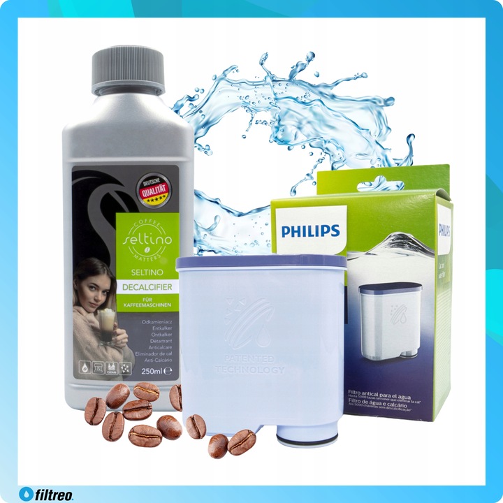 AquaClean Filtr do Ekspresu PHILIPS SAECO CA6903 ORYGINALNY + ODKAMIENIACZ