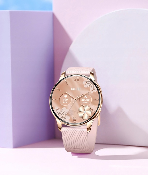 ZEGAREK DAMSKI SMARTWATCH AMOLED EKG POMIAR CUKRU CIŚNIENIE TEMPERATURA