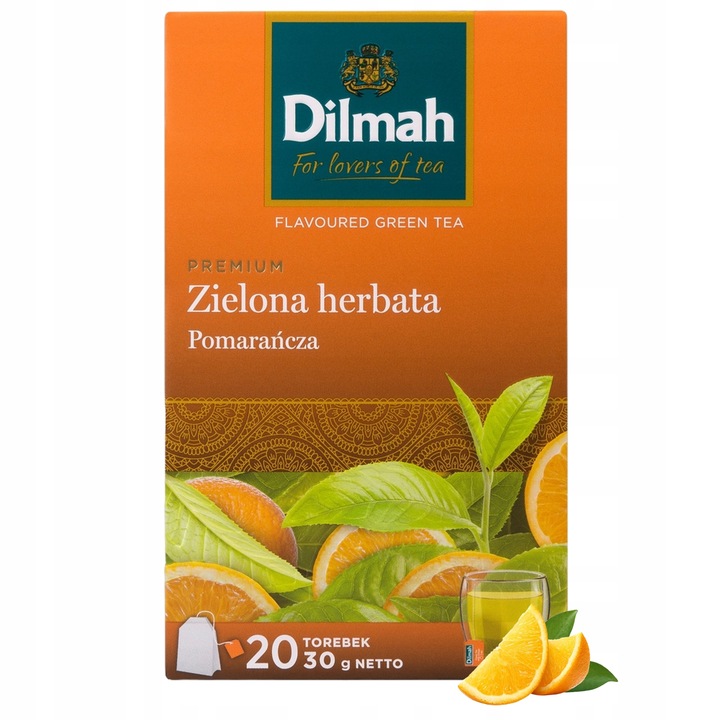 Zestaw Herbat 6 SMAKÓW Herbata Zielona Dilmah 120 Torebek