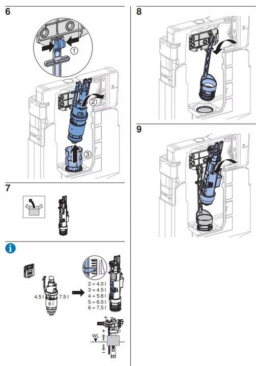GEBERIT Zawór spustowy podtynkowy 241859001/240924001 NOWY MODEL |ORYGINAŁ