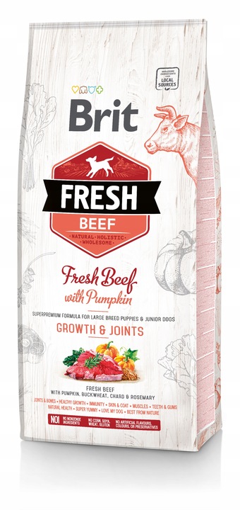 BRIT FRESH BEEF PUPPY LARGE 12KG