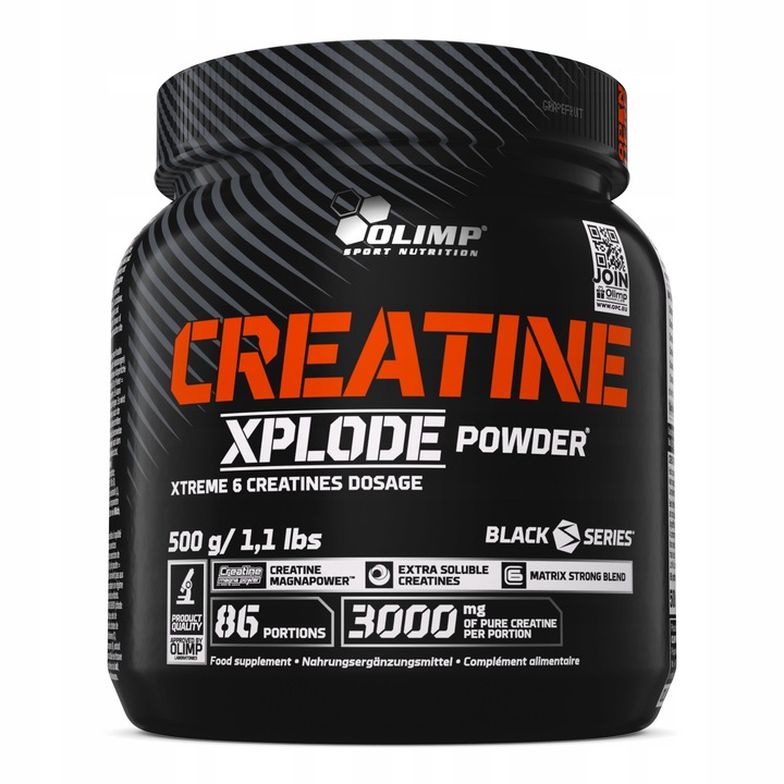OLIMP CREATINE XPLODE 500g STACK MONO KREATYNA JABŁCZAN KREATYNY ANANAS