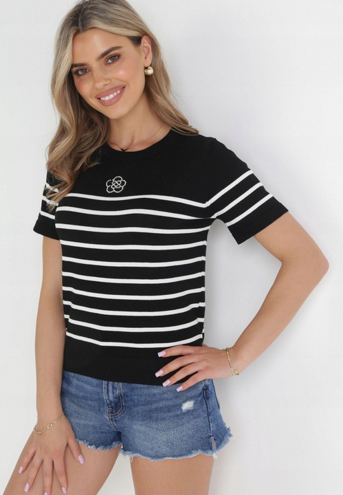 Born2Be Czarna Bluzka damska