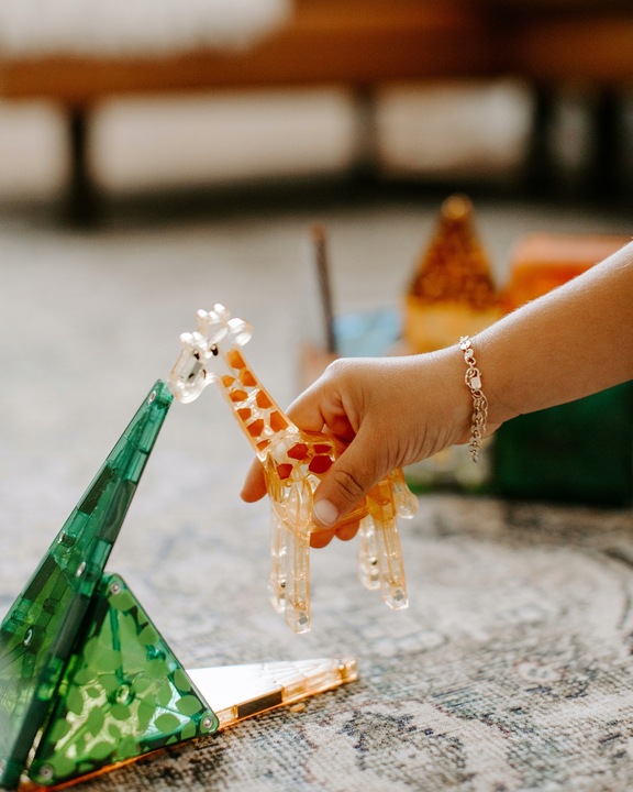 MAGNA-TILES KLOCKI MAGNETYCZNE SAFARI ANIMALS 25 elem. zwierzątka