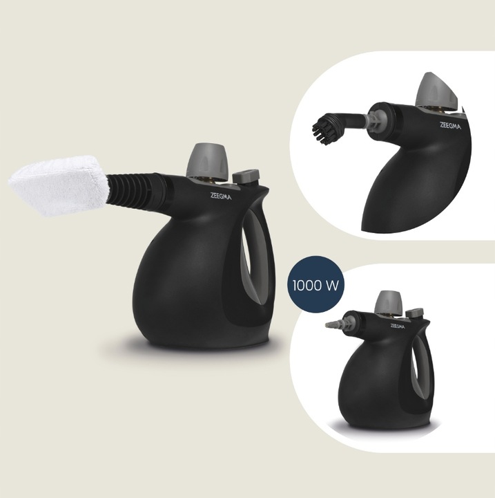 MYJKA PAROWA PAROWNICA NA PLUSKWY CZYŚCIK CIŚNIENIOWY 1000W 3BAR 8 KOŃCÓWEK