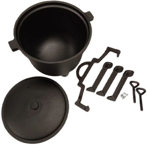 KOCIOŁEK ŻELIWNY GARNEK myśliwski węgierski pieczonki 10L na OGNISKO GRILL