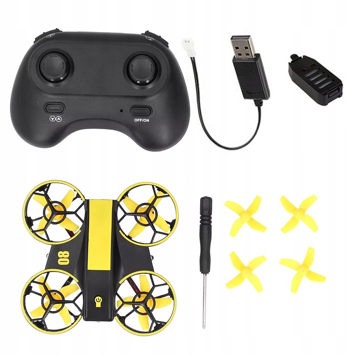 DRON DLA DZIECI MINI WYSOKOŚĆ UTRZYMUJĄCY ŻYROSKOPOWY TRWAŁY PREZENT