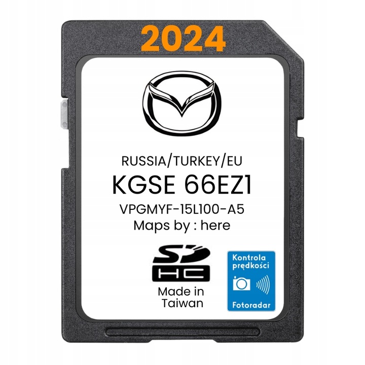 Mapa do nawigacji Europa Mazda 2 3 6 CX-3 CX-5 CX-9 MX-5 KGSE66EZ1 NOWOŚĆ