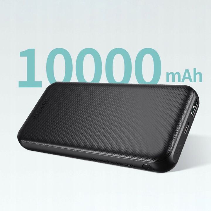 CHOETECH POWERBANK 10000mAh 18W SZYBKI DUŻY POJEMNY POWER BANK USB-C +KABEL