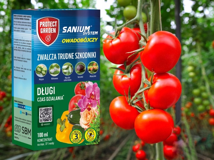 SANIUM SYSTEM OWADOBÓJCZY 100ml/37L środek na mszyce przędziorki ziemiórki