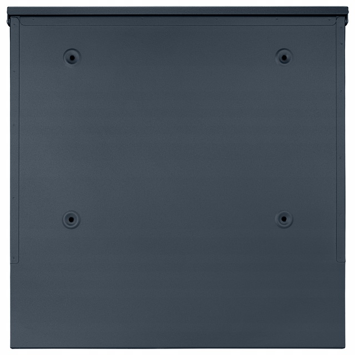 SKRZYNKA POCZTOWA NA LISTY POCZTĘ GAZETY TUBA WIZJER ANTRACYT + NAPIS ADRES