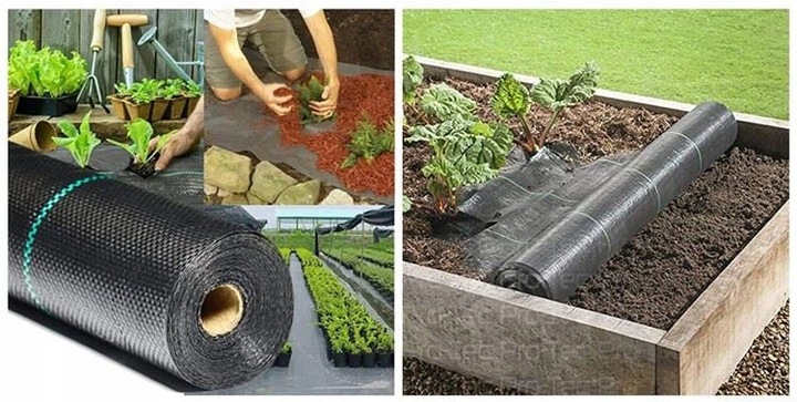 Agrowłóknina czarna 110x5000 cm mata antychwastowa