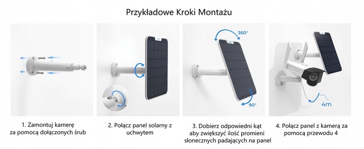 Panel solarny REOLINK 2 Biały