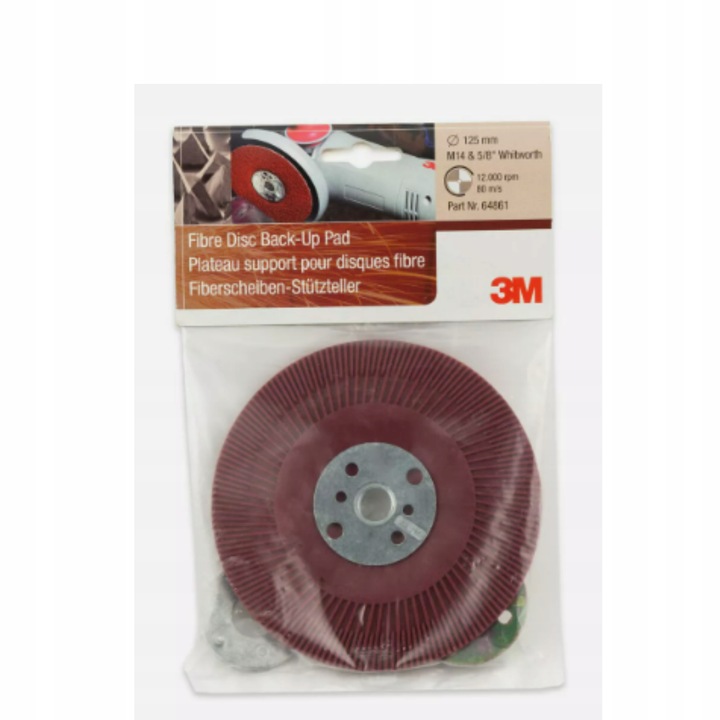 3M PODKŁADKA DO DYSKÓW FIBROWYCH 125 mm FIBRA CUBITRON 3M 64861
