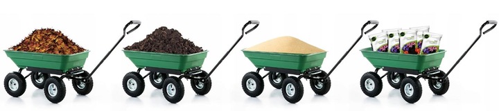 TACZKA WÓZEK OGRODOWY TRANSPORTOWY WYWROTKA